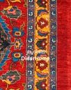 فرش دستباف قشقایی طرح ترنجی سه متری