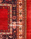 فرش دستباف قشقایی طرح خشتی 40 رج ذرع و نیم
