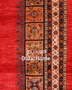 فرش دستباف قشقایی طرح کفساده چهار متری