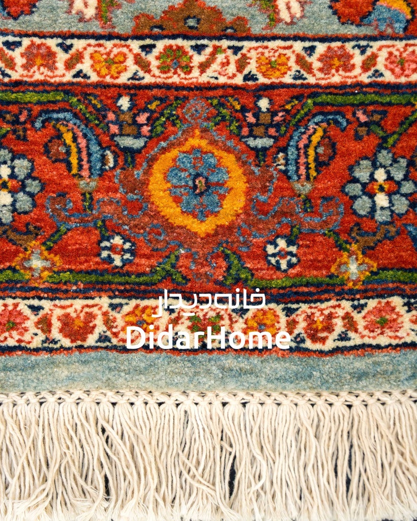 کناره دستباف تبریز طرح افشان