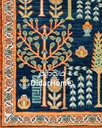فرش دستباف محل طرح درخت زندگی شش متری