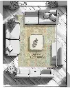 فرش دستباف سلطان آباد طرح افشان شش متری (زیگلر محل)
