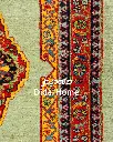 فرش دستباف بیجار گروس طرح ترنجی ذرع و نیم