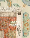 فرش دستباف سلطان آباد طرح افشان ذرع و نیم (زیگلر محل)
