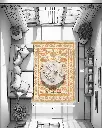 فرش دستباف سلطان آباد طرح افشان ۳/۸۹ متری (زیگلر محل)