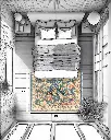 فرش دستباف سلطان آباد طرح افشان ۲/۹۳ متری (زیگلر محل)