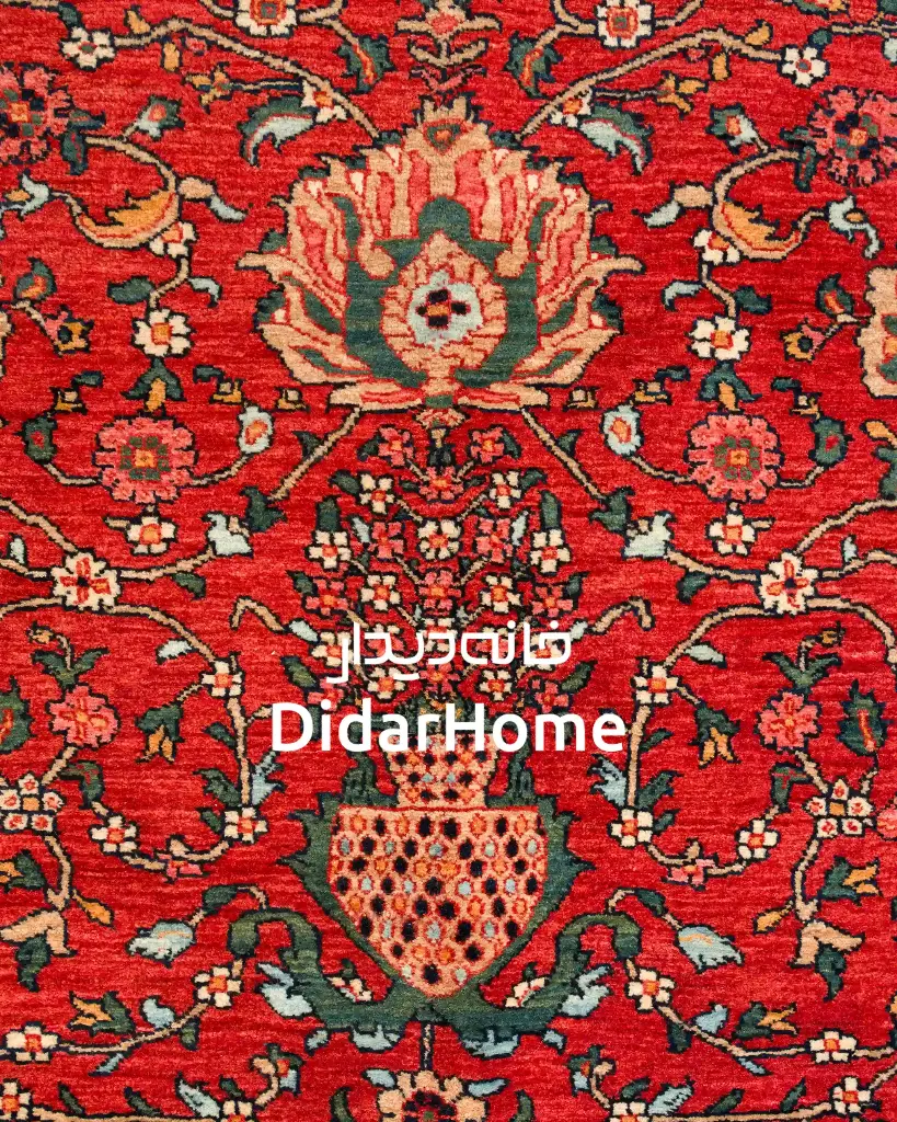 فرش دستباف بیجار طرح افشان ۶/۲۱ متری
