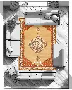 فرش دستباف قشقایی طرح ترنجی ۶/۷۵ متری