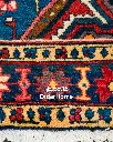 فرش دستباف آنتیک بختیاری طرح ترنجی ۳/۱۸ متری
