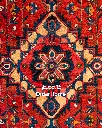 فرش دستباف آنتیک بختیاری طرح ترنجی ۳/۱۸ متری