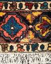 فرش دستباف آنتیک بختیاری طرح ترنجی ۳/۱۹ متری