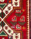 فرش دستباف آنتیک بختیاری طرح ترنجی ۳/۱۴ متری