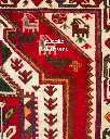 فرش دستباف آنتیک بختیاری طرح ترنجی ۳/۱۴ متری