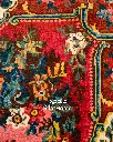 فرش دستباف آنتیک بختیاری طرح ترنجی ۳/۳۲ متری