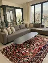 فرش دستباف آنتیک بختیاری طرح ترنجی ۴/۲۸ متری