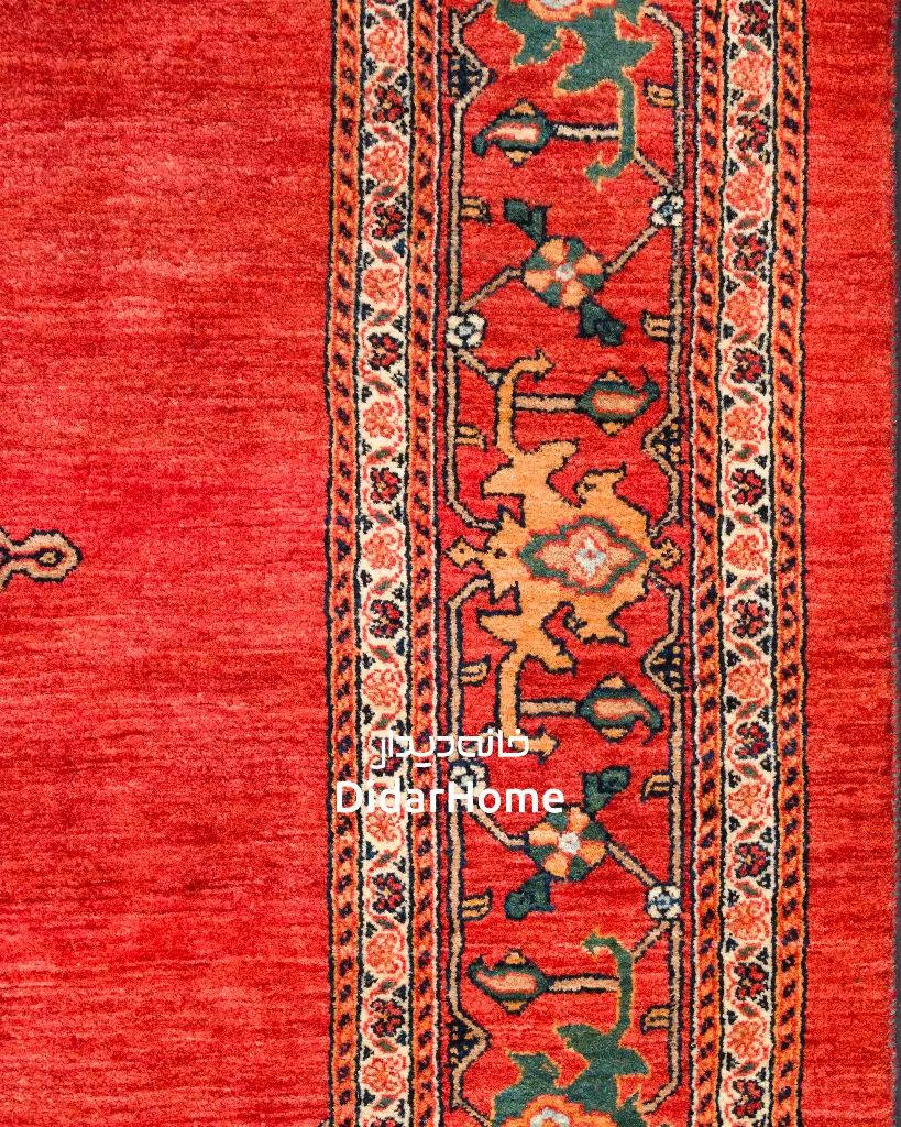 فرش دستباف بیجار طرح ترنجی ۴/۸۷ متری
