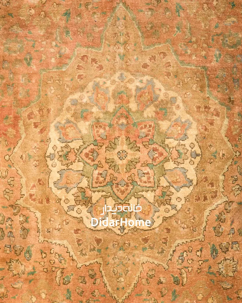 فرش دستباف مدرن تبریز طرح ترنجی ۸/۸۰ متری