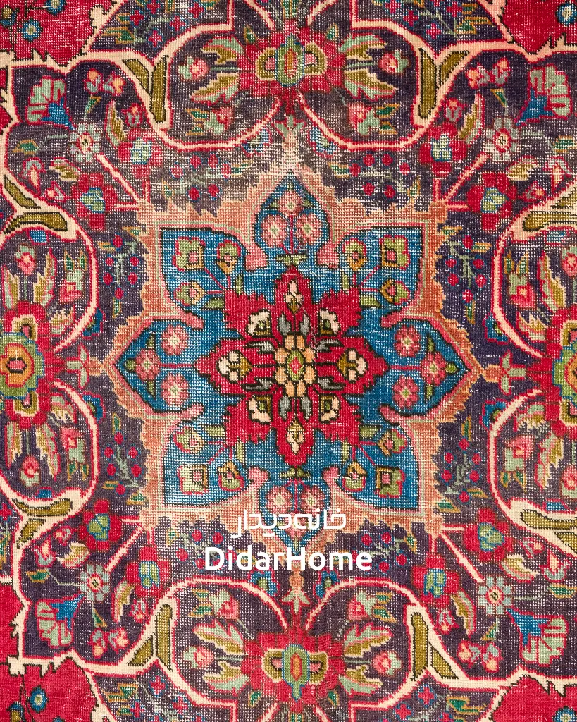 فرش دستباف مدرن تبریز طرح ترنجی ۱۱/۰۶ متری