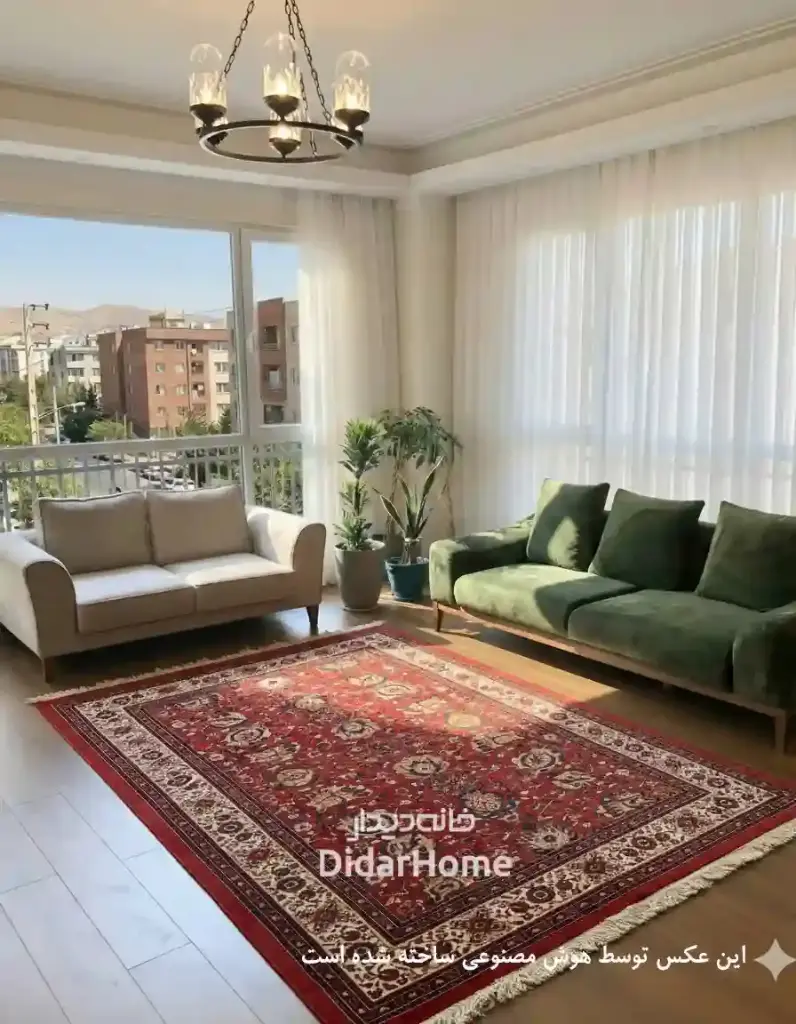 فرش دستباف بیجار طرح افشان ۶/۶۷ متری