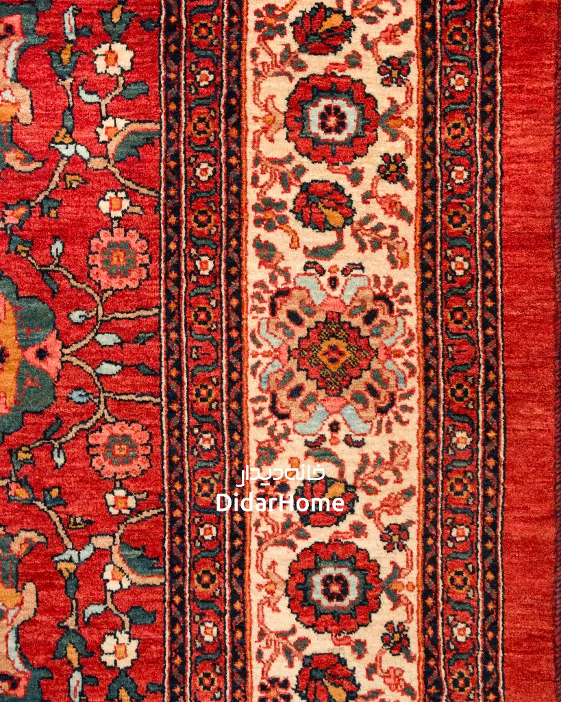 فرش دستباف بیجار طرح افشان ۶/۶۷ متری