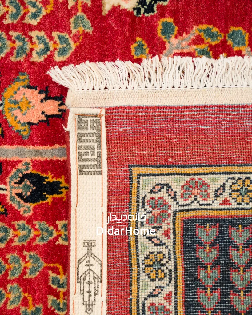 فرش دستباف قشقایی طرح درخت زندگی ۹/۱۵ متری