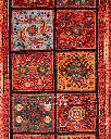فرش دستباف قشقایی طرح کفساده ۷/۳۸ متری