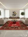 فرش دستباف قشقایی طرح کفساده ۷/۱۷ متری
