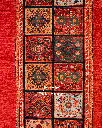 فرش دستباف قشقایی طرح کفساده ۷/۱۷ متری