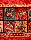 فرش دستباف قشقایی طرح کفساده ۷/۱۷ متری