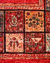 فرش دستباف قشقایی طرح کفساده ۷/۱۷ متری