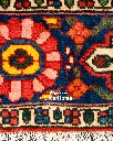 فرش دستباف آنتیک بختیاری طرح گلدانی ۳/۲۲ متری