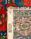 فرش دستباف آنتیک بختیاری طرح گلدانی ۳/۲۲ متری