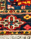 فرش دستباف آنتیک بختیاری طرح گلدانی ۳/۰۷ متری
