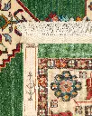 فرش دستباف قشقایی طرح ترنجی ۴/۵۴ متری