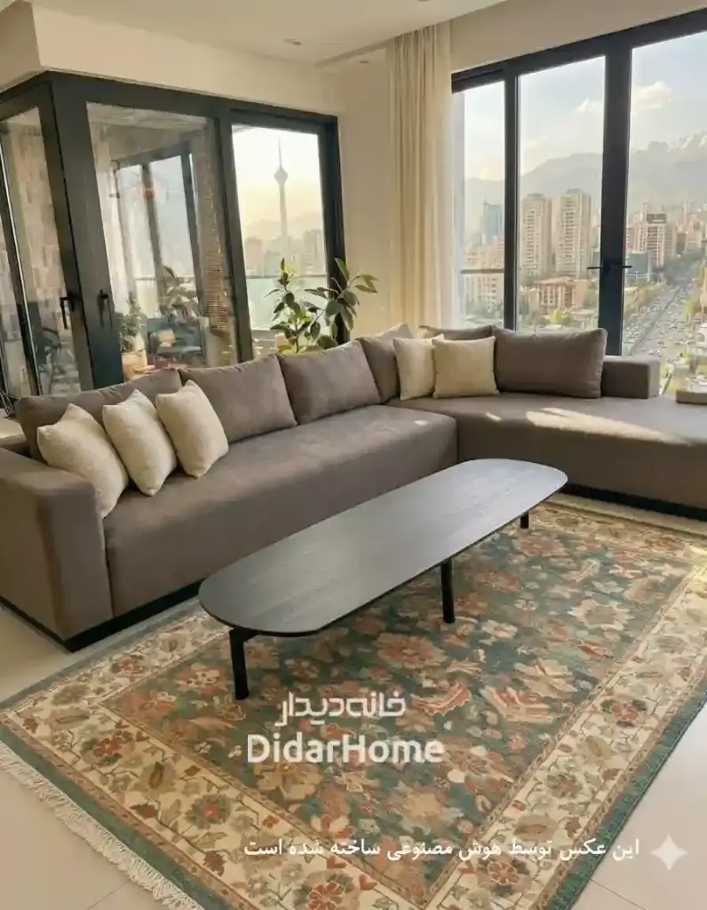 فرش دستباف سلطان آباد طرح افشان ۴/۴۳ متری (زیگلر محل)