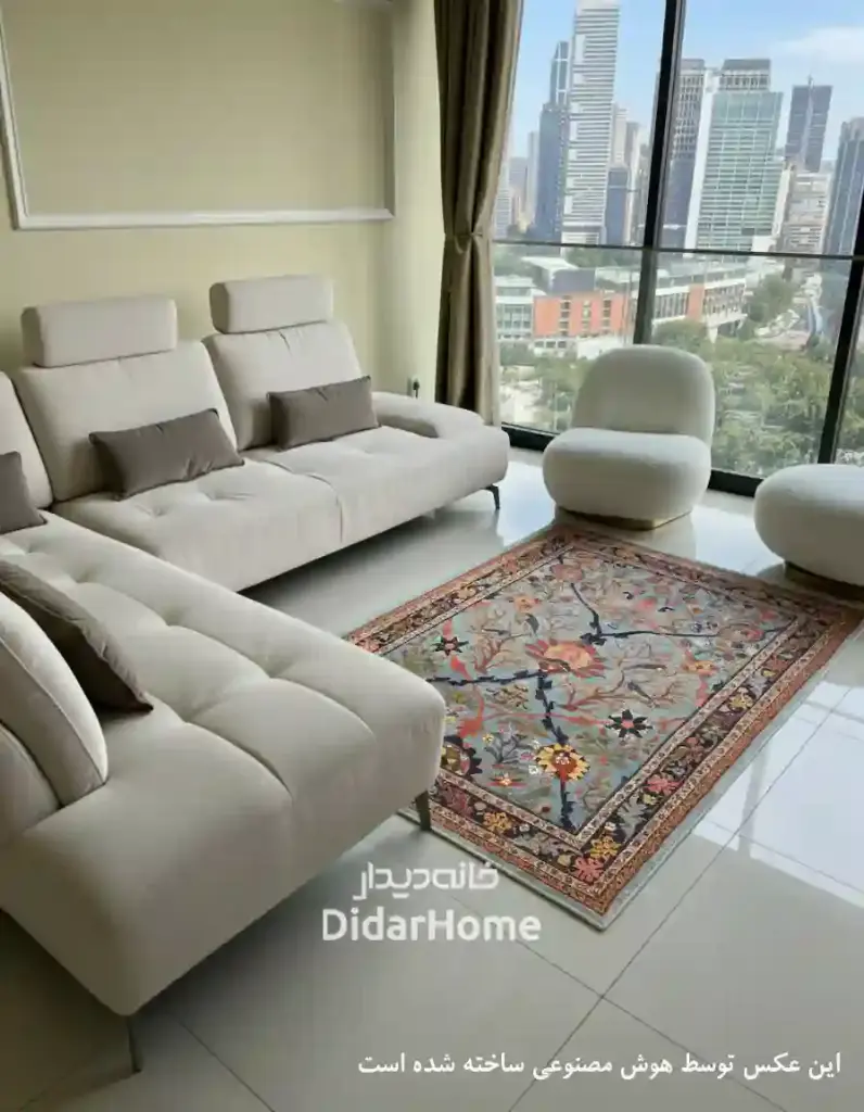 فرش دستباف بیجار گروس طرح افشان ۲/۲۷ متری