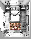 فرش دستباف بیجار گروس طرح افشان ۲/۲۷ متری