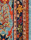 فرش دستباف بیجار گروس طرح افشان ۲/۲۷ متری
