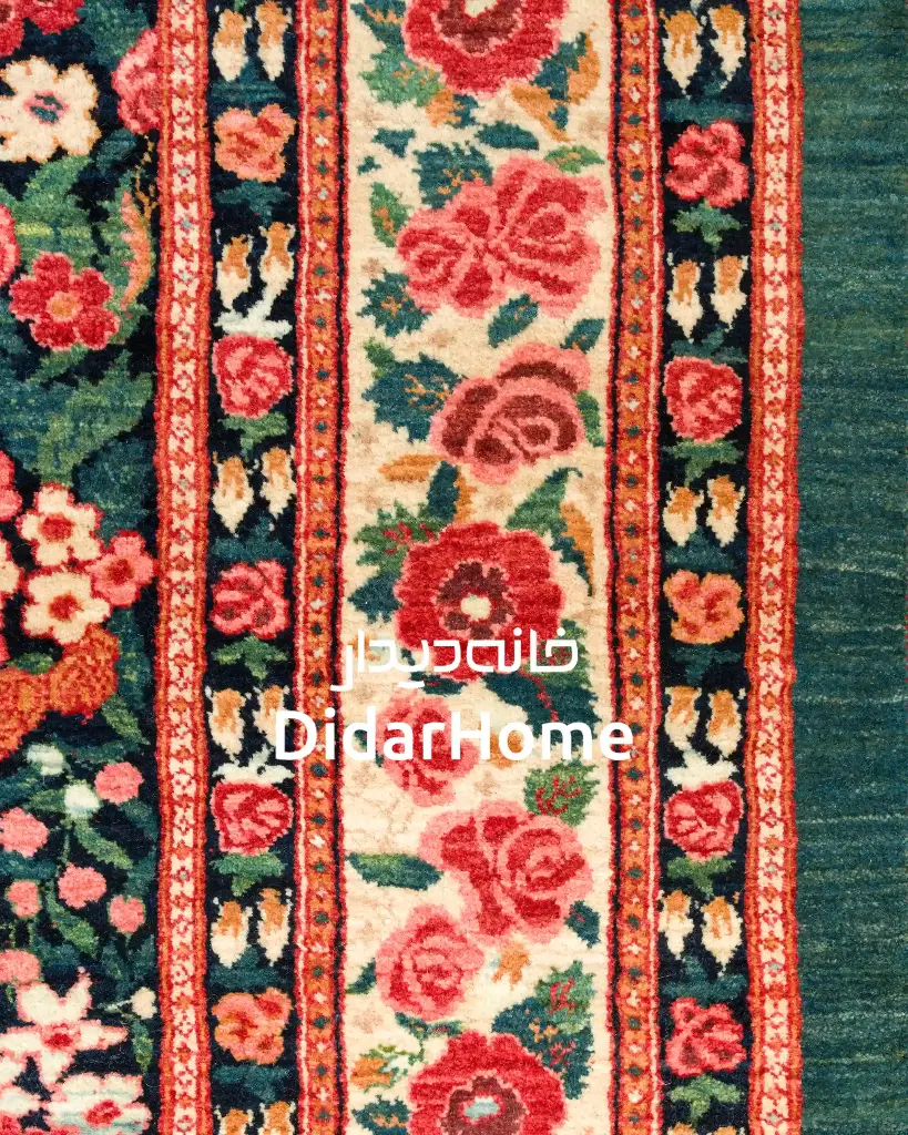 فرش دستباف بیجار طرح هزارگل ۴/۱۷ متری