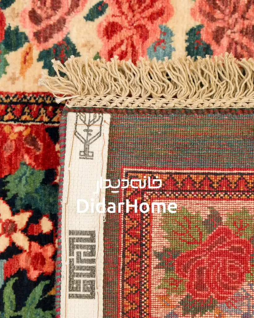 کناره دستباف بیجار طرح هزارگل