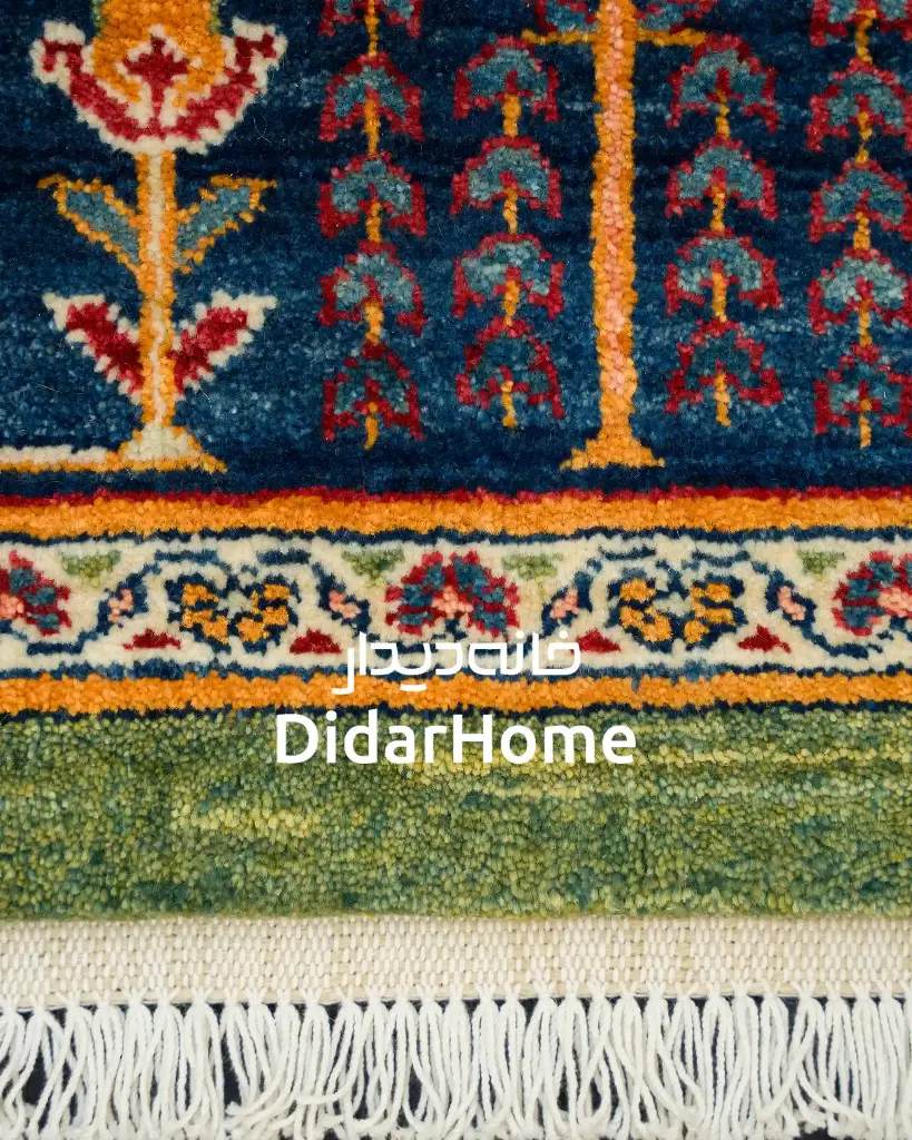 فرش دستباف قشقایی طرح درخت زندگی ۶/۲۱ متری