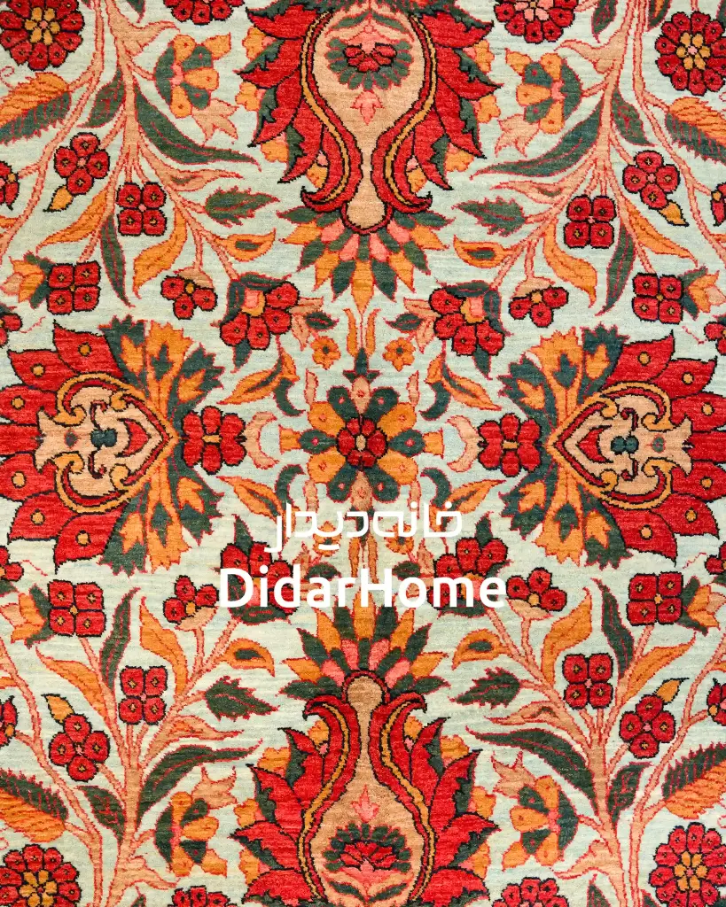 فرش دستباف بیجار طرح افشان ۷/۰۹ متری