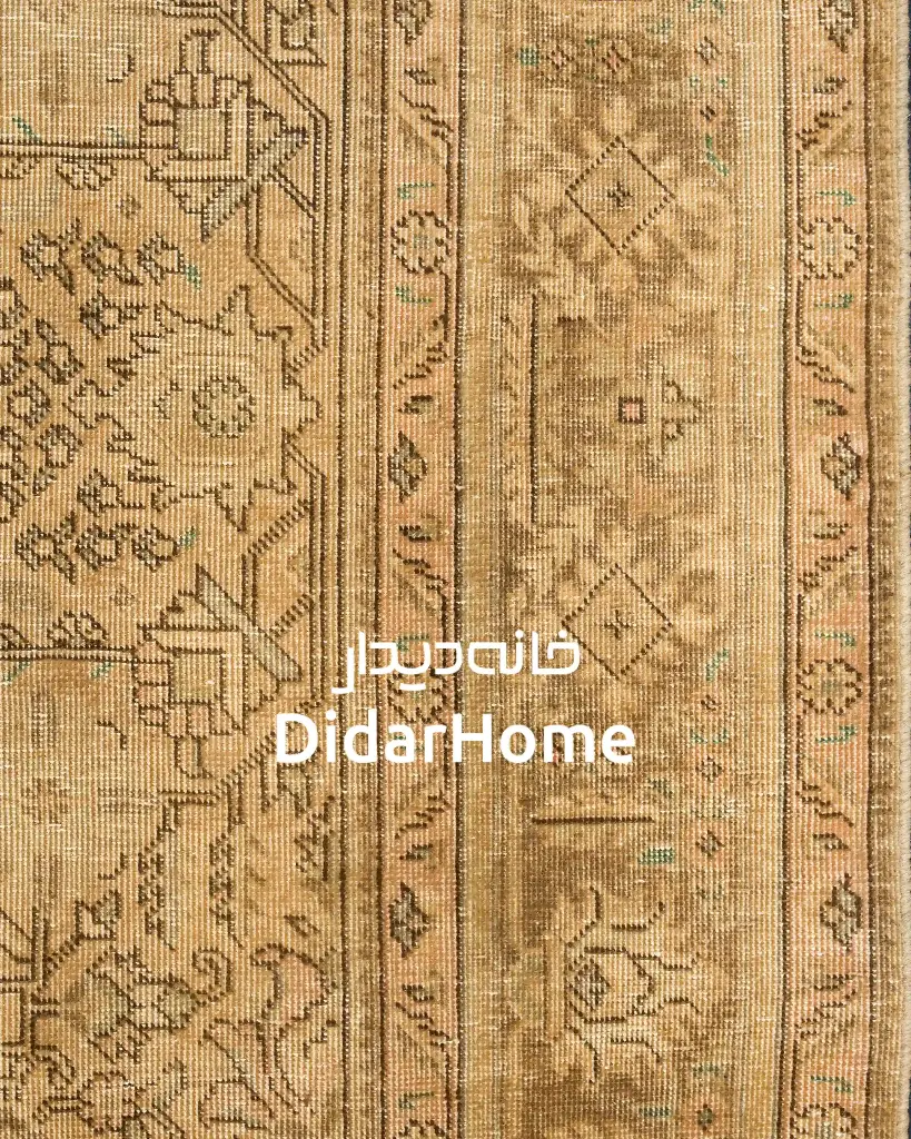 فرش دستباف مدرن تبریز طرح ترنجی ۵/۹۵ متری