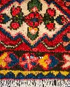 فرش دستباف آنتیک بختیاری طرح خشتی ۳/۱۷ متری