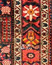 فرش دستباف آنتیک بختیاری طرح خشتی ۳/۲۳ متری