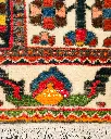 فرش دستباف آنتیک بختیاری طرح خشتی ۳/۱۲ متری