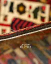 فرش دستباف آنتیک بختیاری طرح خشتی ۳/۱۵ متری