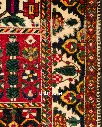 فرش دستباف آنتیک بختیاری طرح خشتی ۲/۹۷ متری