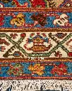 کناره دستباف آنتیک ملایر طرح ترنجی