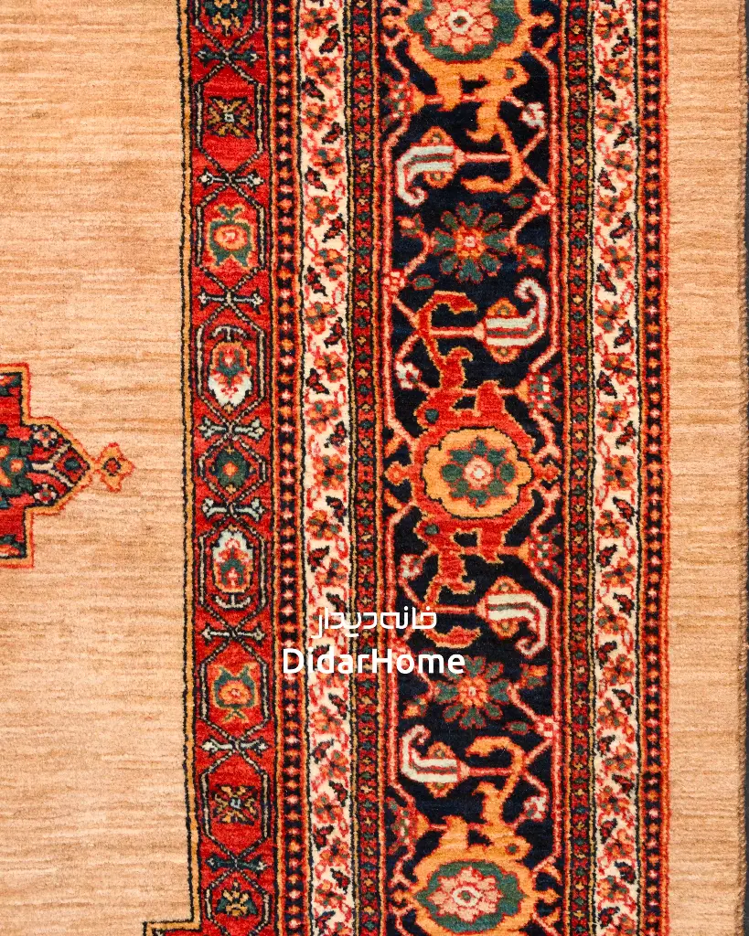 فرش دستباف بیجار طرح ترنجی ۴/۴۰ متری